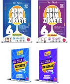 Newton 6. Sınıf All Star + Adım Adım Matematik Fen Bilimleri Set - 1