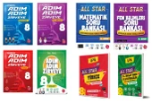 Newton Yayınları 8. Sınıf Tüm Dersler All Star + Adım Adım Soru Bankası Seti - 1