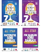 Newton 7. Sınıf All Star + Adım Adım Matematik Fen Bilimleri Set - 2
