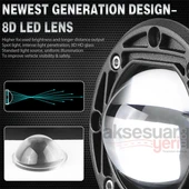 Offroad Sis Çalışma Lambası Beyaz/Amber 20W 12-24V A+ İthal Ürün(TEKLİ'DİR) - 1