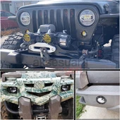 Offroad Sis Çalışma Lambası Beyaz/Amber 20W 12-24V A+ İthal Ürün(TEKLİ'DİR) - 2