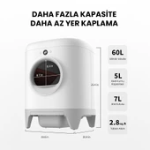 Pura X Akıllı Kedi Tuvaleti Beyaz (Resmi Distribütör Garantili) - 8