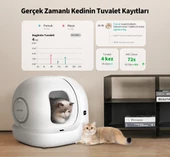 Petkit Pura Max 2 Akıllı Kedi Tuvaleti Beyaz (Resmi Distribütör Garantili) thumbnail 4