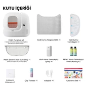 Pura Max Akıllı Kedi Tuvaleti Beyaz (Resmi Distribütör Garantili) - 8