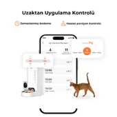 Petkit Yumshare Solo Kameralı Akıllı Mama Kabı Beyaz (Resmi Distribütör Garantili) - 4