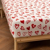 Soley | Mix & Match | Lover | %100 Pamuk Çift Kişilik Düz Çarşaf - 5