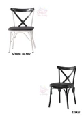 Açılır 60x100 Cm Mini Silva Beyaz Mermer Masa  4 Adet Çapraz Sandalye Takım - 4