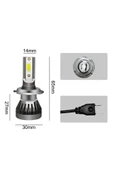 H7  Led Xenon Ampulü Yeni Nesil Şimşek Etkili Led Xenon Far - 6