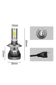 H7  Led Xenon Ampulü Yeni Nesil Şimşek Etkili Led Xenon Far - 6