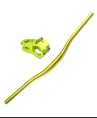 Wake Renkli Bisiklet Alümiyum Gidon+Boğaz 780mm 31,8mm Bisiklet Wake Direksiyon + Boğaz thumbnail 3