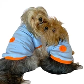 Ponçik Oval Yaka Tişört Köpek Kıyafeti Köpek Elbisesi - 9