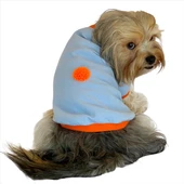 Ponçik Oval Yaka Tişört Köpek Kıyafeti Köpek Elbisesi - 2