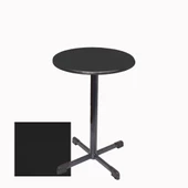 Bistro Masa (Halley Werzalit Yuvarlak 70cm) - Siyah - 1