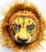 Peluş Aslan Maskesi Kahverengi Yeleli Mega Peluş 33 No - 1