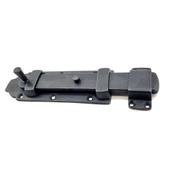 Antika Tarz Dekoratif Pirinç Yassı Kapı Sürgüsü - 55x215 mm, Oksit - 1