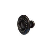 Dekoratif Zamak Düğme - 23x23mm, Eskitme, 1 Adet - 1