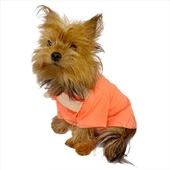 Salmon Flash Polo Yaka Tişört Köpek Kıyafeti Köpek Elbisesi - 6