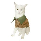 Komando Polo Yaka Tişört Kedi Kıyafeti Kedi Elbisesi - 2