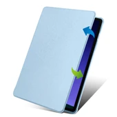 Zore Galaxy ile uyumlu Tab S9 Kılıf Termik Kalem Bölmeli Dönebilen Standlı Kılıf - 5