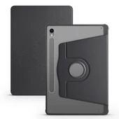 Zore Galaxy ile uyumlu Tab S9 Kılıf Termik Kalem Bölmeli Dönebilen Standlı Kılıf - 1