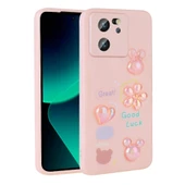 Zore Xiaomi ile uyumlu Mi 13T Pro Kılıf Kabartma Figürlü Parlak Toys Silikon Kapak - 5