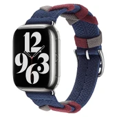 Zore Apple ile uyumlu Watch 7 41mm KRD-97 Sarmal Örgü Tasarımlı Kordon - 9