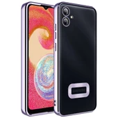 Zore Galaxy ile uyumlu A05 Kılıf Kamera Korumalı Logo Gösteren Omega Kapak - 3
