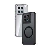 Zore Xiaomi ile uyumlu Mi 14 Kılıf Sert PC Arka Yüzey Wireless Şarj Özellikli Flet M-safe Kapak - 6