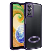 Zore Galaxy ile uyumlu A05S Kılıf Kamera Korumalı Logo Gösteren Omega Kapak - 9