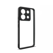 Zore Xiaomi ile uyumlu Redmi Note 13 Pro 5G Kılıf Kamera Korumalı Şeffaf Arka Yüzey New Roll Kapak - 1