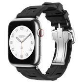 Zore Apple ile uyumlu Watch 7 41mm Spor Görünümlü KRD-94 Silikon Kordon - 6
