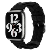 Zore Apple ile uyumlu Watch 42mm KRD-97 Sarmal Örgü Tasarımlı Kordon thumbnail 11