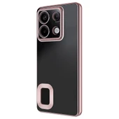 Zore Xiaomi ile uyumlu Redmi Note 13 Pro 5G Kılıf Kamera Korumalı Logo Gösteren Omega Kapak - 4