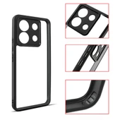 Zore Xiaomi ile uyumlu Redmi Note 13 Pro 5G Kılıf Kamera Korumalı Şeffaf Arka Yüzey New Roll Kapak - 9