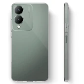 Zore Vivo ile uyumlu Y17S Kılıf Süper Silikon Kapak - 4