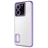 Zore Xiaomi ile uyumlu Mi 13T Pro Kılıf Kamera Korumalı Logo Gösteren Omega Kapak - 9