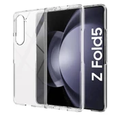 Zore Galaxy ile uyumlu Z Fold 5 Kılıf Droga Kapak - 3