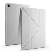Zore Galaxy ile uyumlu Tab A9 Plus Kılıf Tri Folding Kalem Bölmeli Standlı Kılıf thumbnail 2