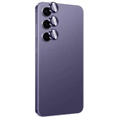 Zore Galaxy ile uyumlu S24 Titanium Premium Temperli Kamera Lens Koruyucu - 2