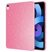 Zore Apple ile uyumlu iPad Air 10.9 2020 (4 Nesil) Simli Parlak Görünümlü Tablet Koton Kılıf - 3