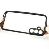 Zore Galaxy ile uyumlu A25 Kılıf Kamera Korumalı Şeffaf Arka Yüzey New Roll Kapak - 9