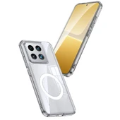 Zore Xiaomi ile uyumlu Mi 14 Kılıf Sert PC Arka Yüzey Wireless Şarj Özellikli Flet M-safe Kapak - 7