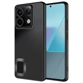 Zore Xiaomi ile uyumlu Redmi Note 13 Pro 5G Kılıf Kamera Korumalı Logo Gösteren Omega Kapak - 12