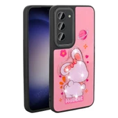 Zore Galaxy ile uyumlu S23 Kılıf Parlayan Kabartmalı İkonik Figürlü Amas Silikon Kapak - 9