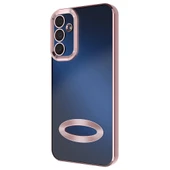 Zore Galaxy ile uyumlu A15 Kılıf Kamera Korumalı Logo Gösteren Omega Kapak - 6