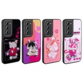Zore Galaxy ile uyumlu S23 Kılıf Parlayan Kabartmalı İkonik Figürlü Amas Silikon Kapak - 2