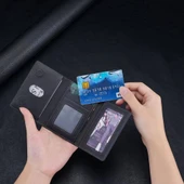 Zore CRD-04 Suni Deri Görünümlü 5 Hazneli Magnetik Kartlık - 4