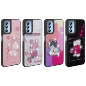 Zore Galaxy ile uyumlu A15 Kılıf Parlayan Kabartmalı İkonik Figürlü Amas Silikon Kapak - 2