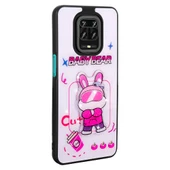 Zore Xiaomi ile uyumlu Redmi Note 9 Pro Kılıf Parlayan Kabartmalı İkonik Figürlü Amas Silikon Kapak - 7