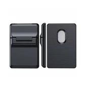 Zore CRD-05 Sade Tasarımlı 2 Hazneli PU Magnetik Standlı Kartlık - 9